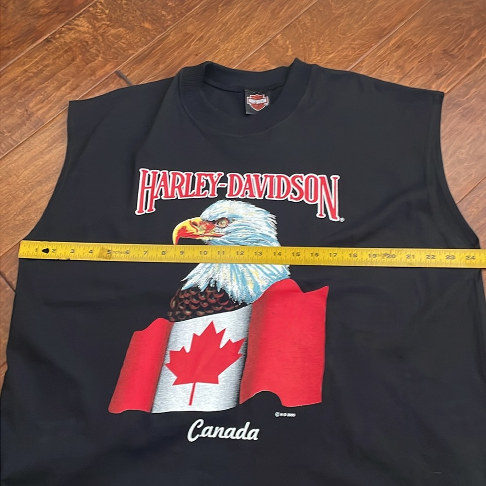 XXL Y2K Harley Davidson sleeveless tshirt - Picture 7 of 10